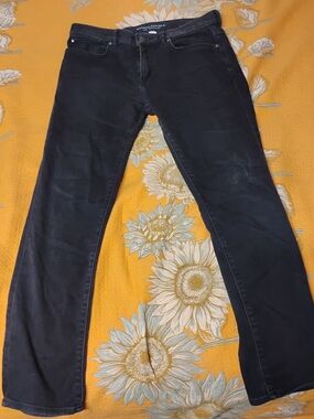 Banana Republic Women's Black Boot-Cut Jeans The Traveler 33x32